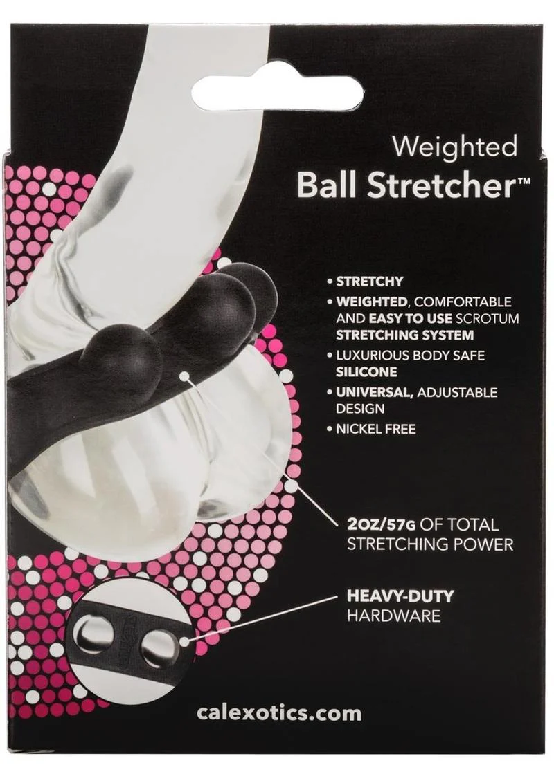 Silicone Weighted Ball Stretcher Cock Ring - Image 4