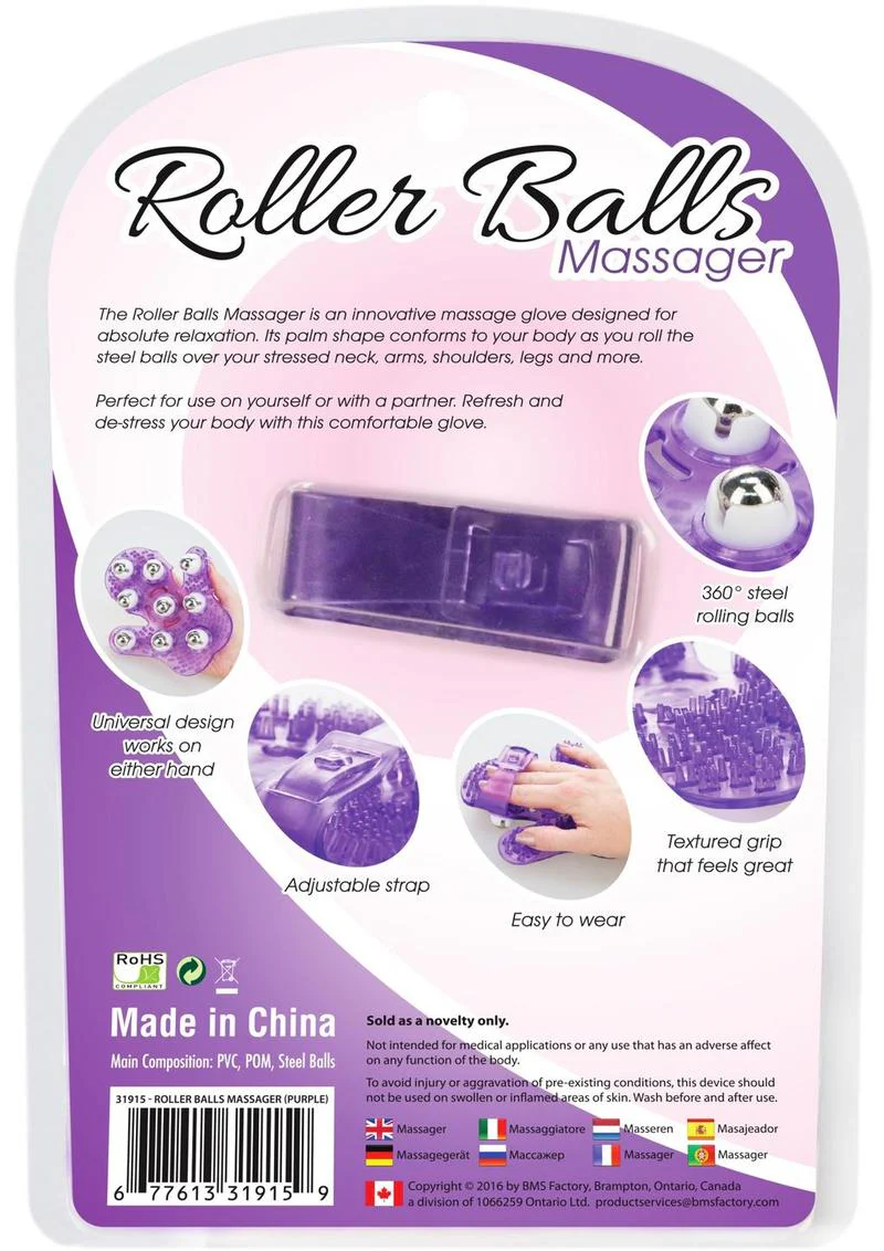 Simple and True Roller Balls Massager Glove - Image 7