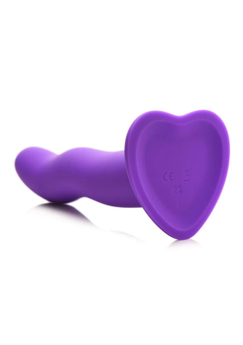 Simply Sweet 21x Vibrating Wavy Rechargeable Silicone Dildo with Remote - Image 4