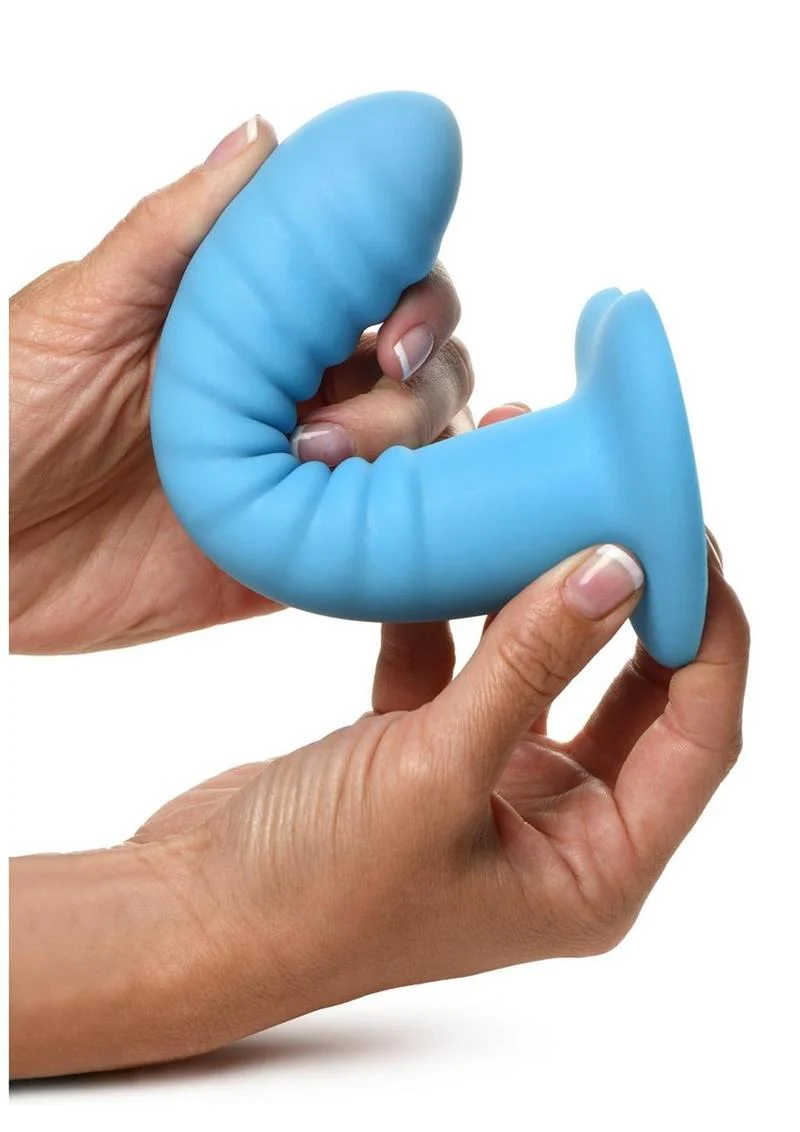Simply Sweet Ribbed Silicone Dildo - Image 4