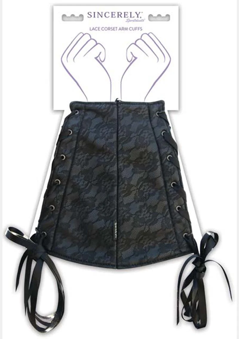 Sincerely Lace Corset Arm Cuffs - Image 2
