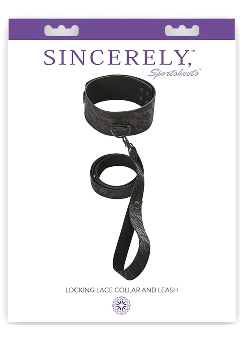 Sincerely Locking Lace Collar and Leash - Image 2