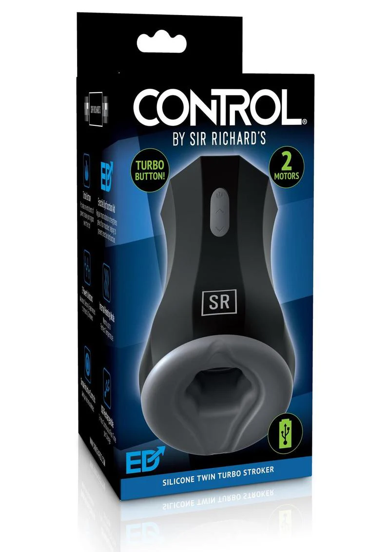 Sir Richard's Control Silicone Twin Turbo Masturbator Rechargeable - Image 2