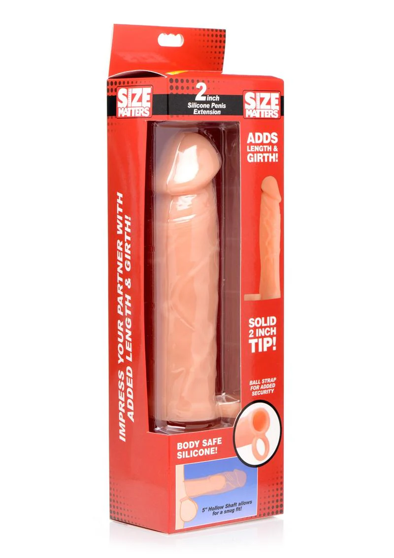 Size Matters Penis Extender Sleeve Silicone - Image 2
