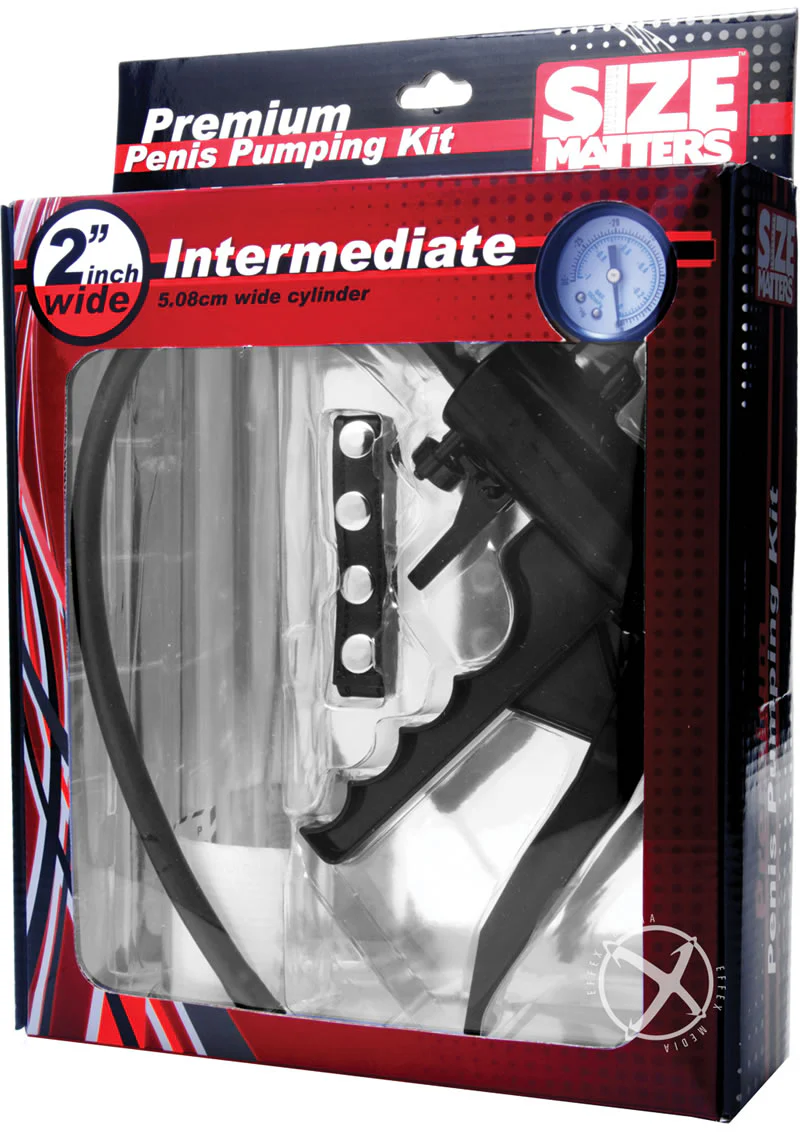 Size Matters Premium Penis Pumping Kit - Intermediate Size - Image 2