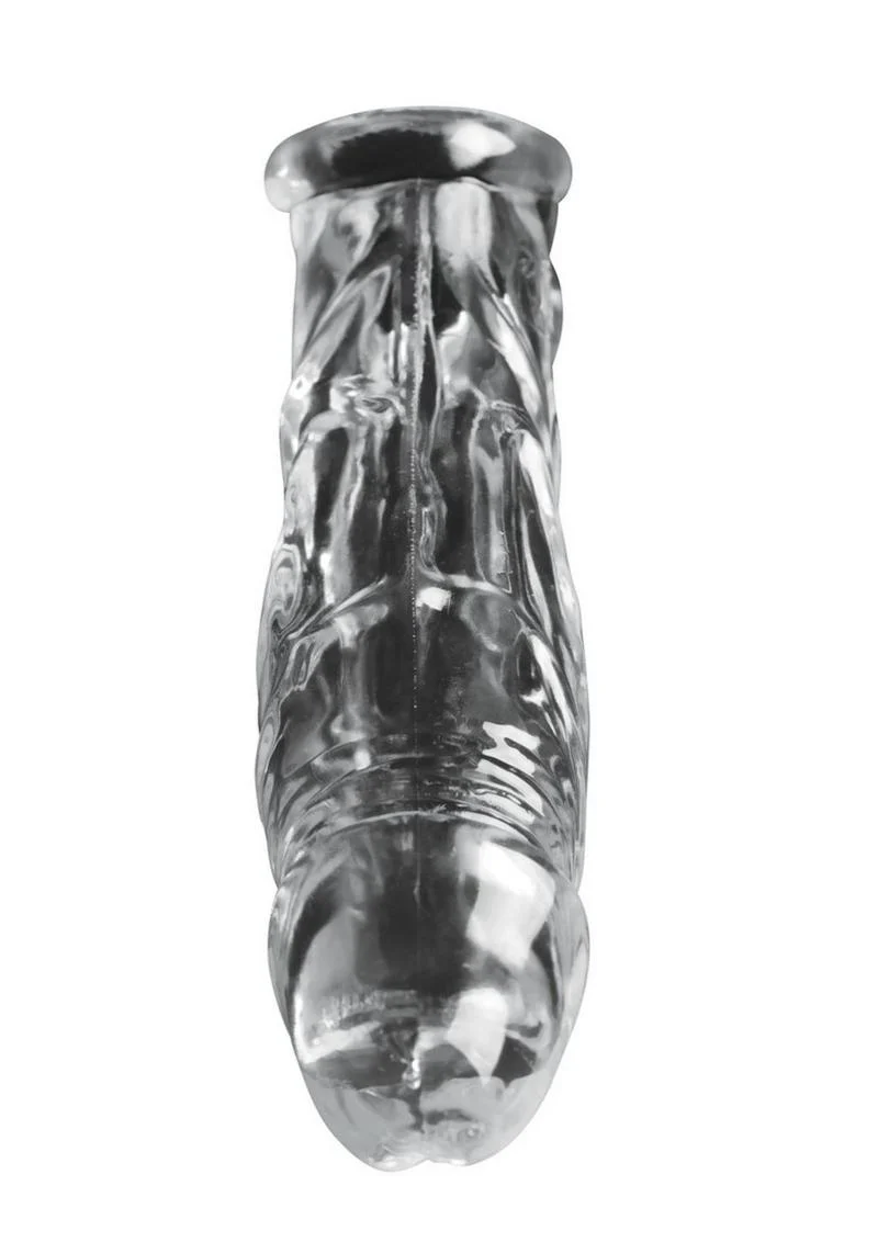 Size Matters Realistic Clear Penis Enhancer and Ball Stretcher - Image 3