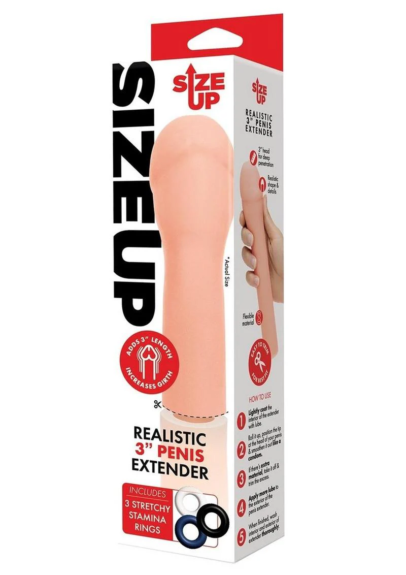 Size Up Extra Realistic Penis Extender - Image 3