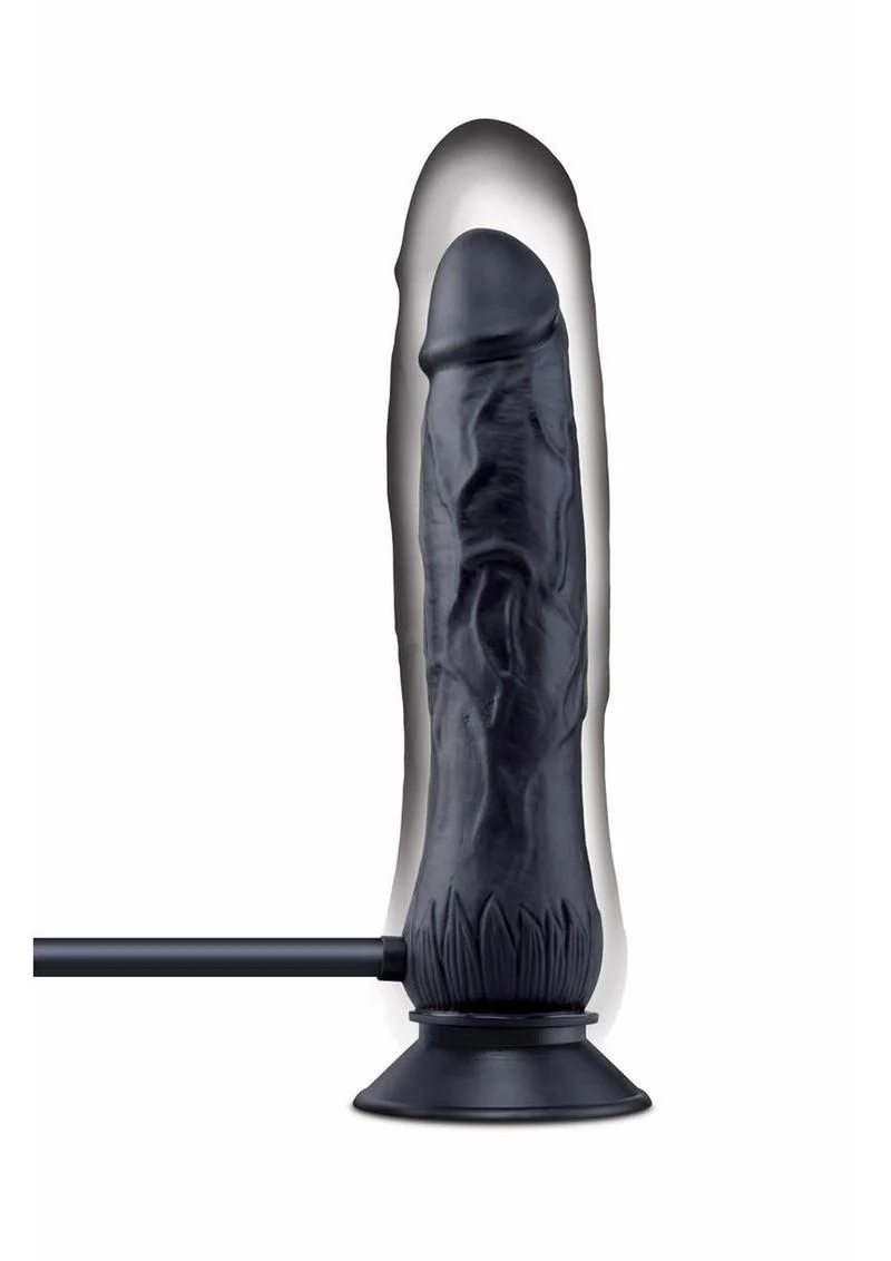 Size Up Ripple Inflatable Silicone Dildo - Image 4
