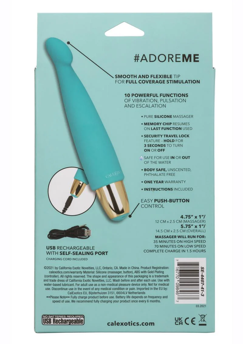 Slay #Adoreme Rechargeable Silicone Massager - Image 4