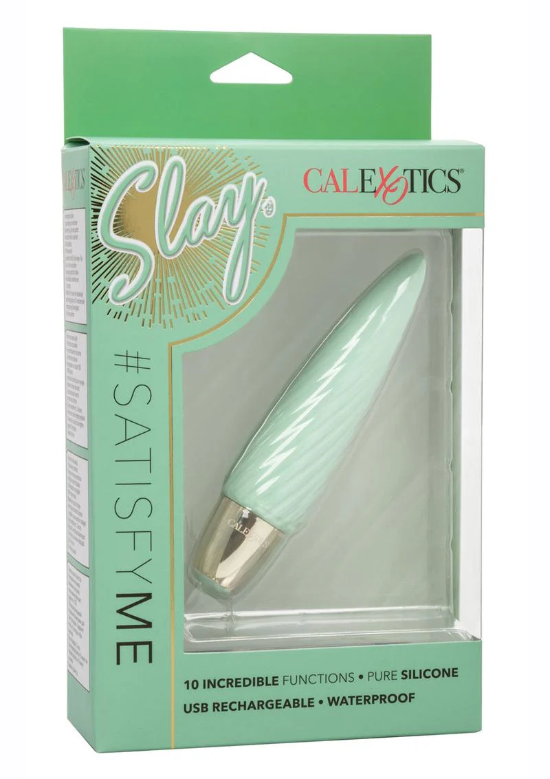 Slay #Satisfyme Rechargeable Silicone Bullet Vibrator - Image 2