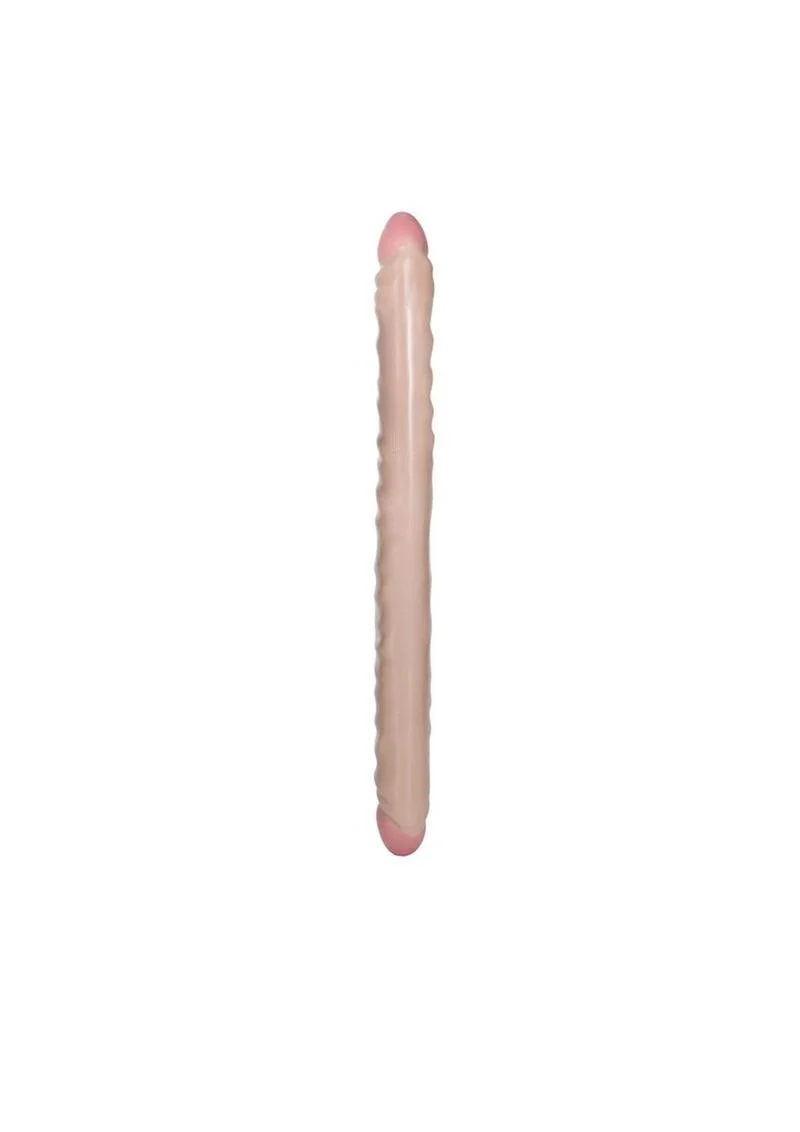 Slim Jim Duo Veined Super Slim Double Dildo - Image 3
