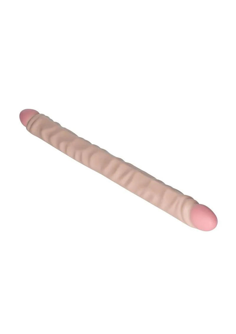Slim Jim Duo Veined Super Slim Double Dildo - Image 4