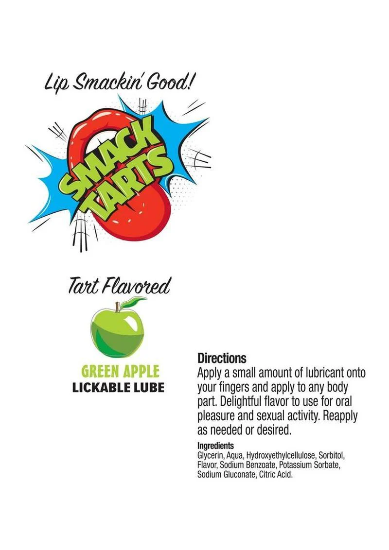 Smack Tarts Lickable Lube 2oz - Sour - Image 3