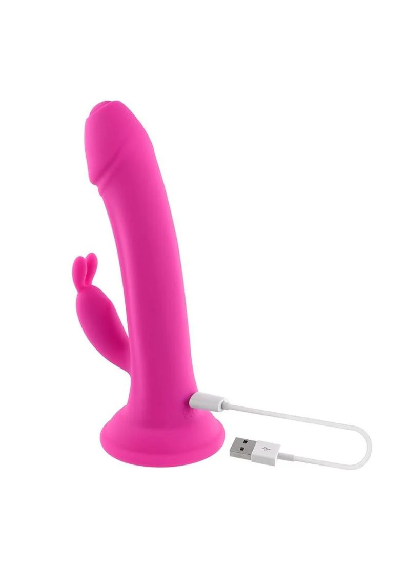 Somebunny to Love Rechargeable Silicone Rabbit Vibrator - Image 4