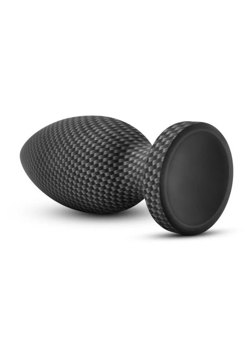 Spark Silicone Butt Plug - Medium - Carbon Fiber - Image 4
