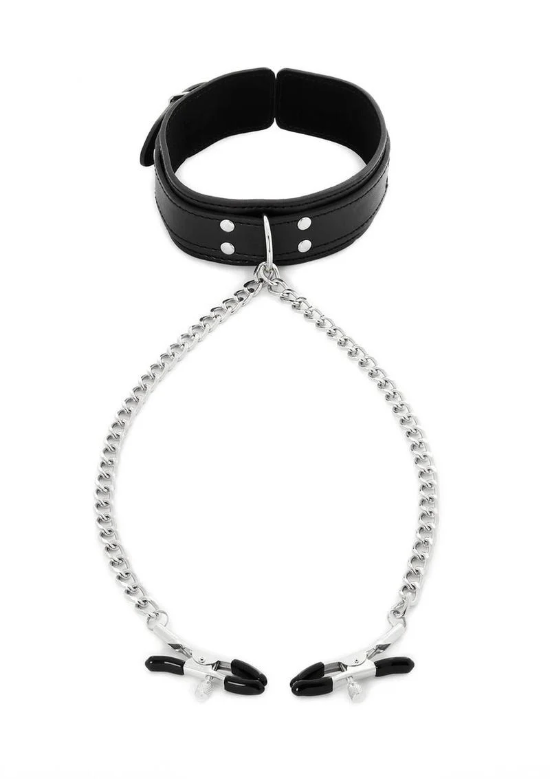 Sportsheets Collar with Nipple Clamps - Image 3