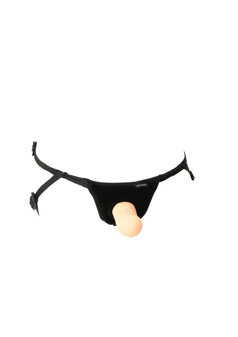Sportsheets Everlaster Wishbone Hollow Dong with Strap-On Harness - Image 3