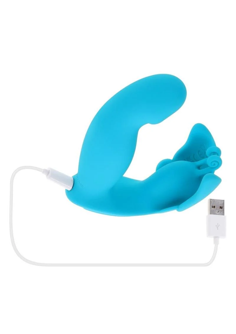 Spread Your Wings Rechargeable Silicone Multi Vibrator - Image 4