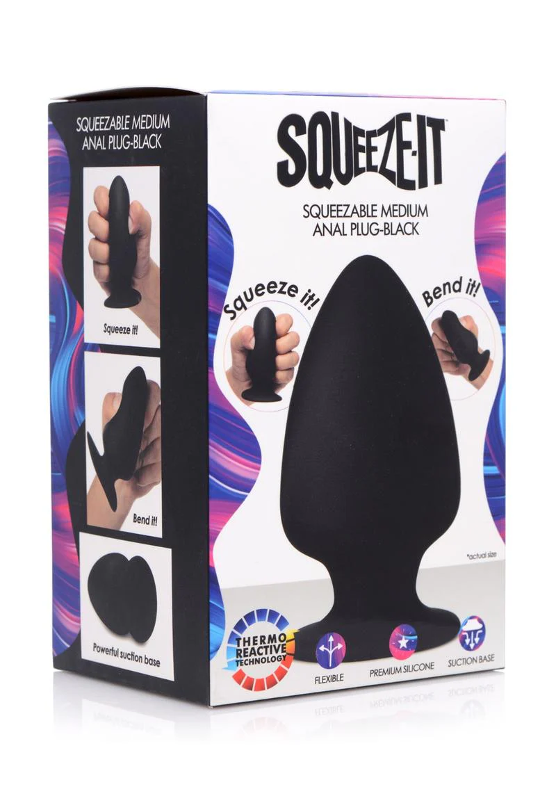 Squeeze-It Squeezable Silicone Anal Plug - Image 2