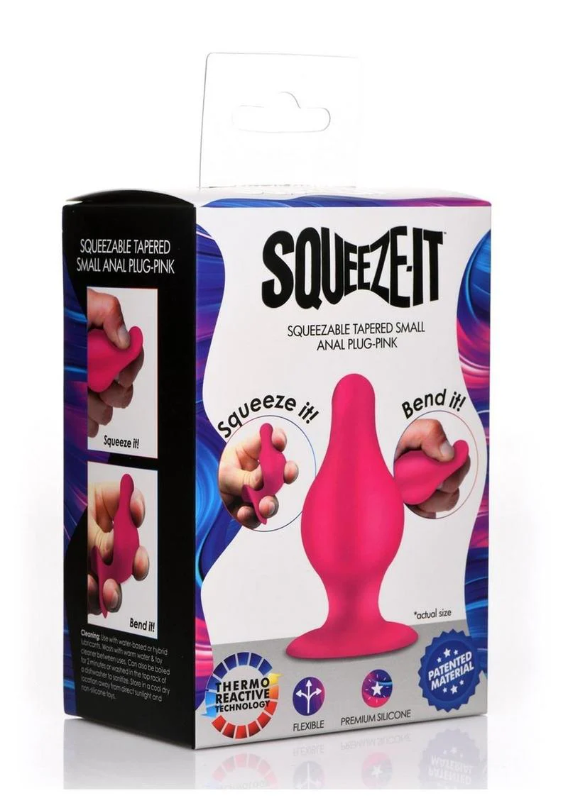 Squeeze-It Squeezable Silicone Tapered Anal Plug - Image 6