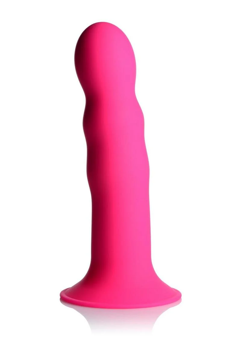 Squeeze-It Squeezable Wavy 7.2in Dildo - Image 4