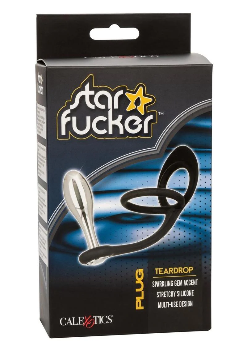 Star Fucker Teardrop Plug Silicone Dual Enhancer - Image 2
