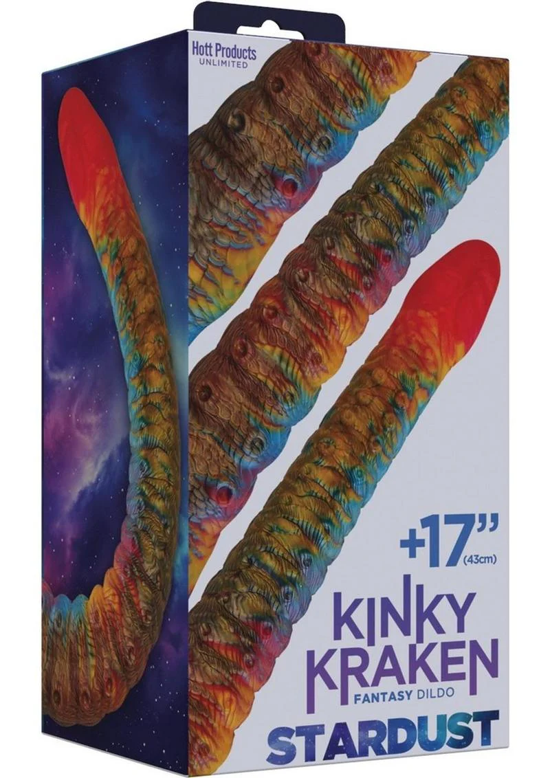 Stardust Kinky Kraken Silicone Dildo with Suction Cup - Image 3