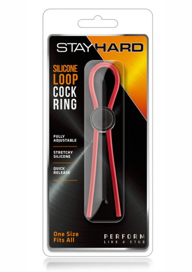 Stay Hard Silicone Loop Cock Ring - Image 10