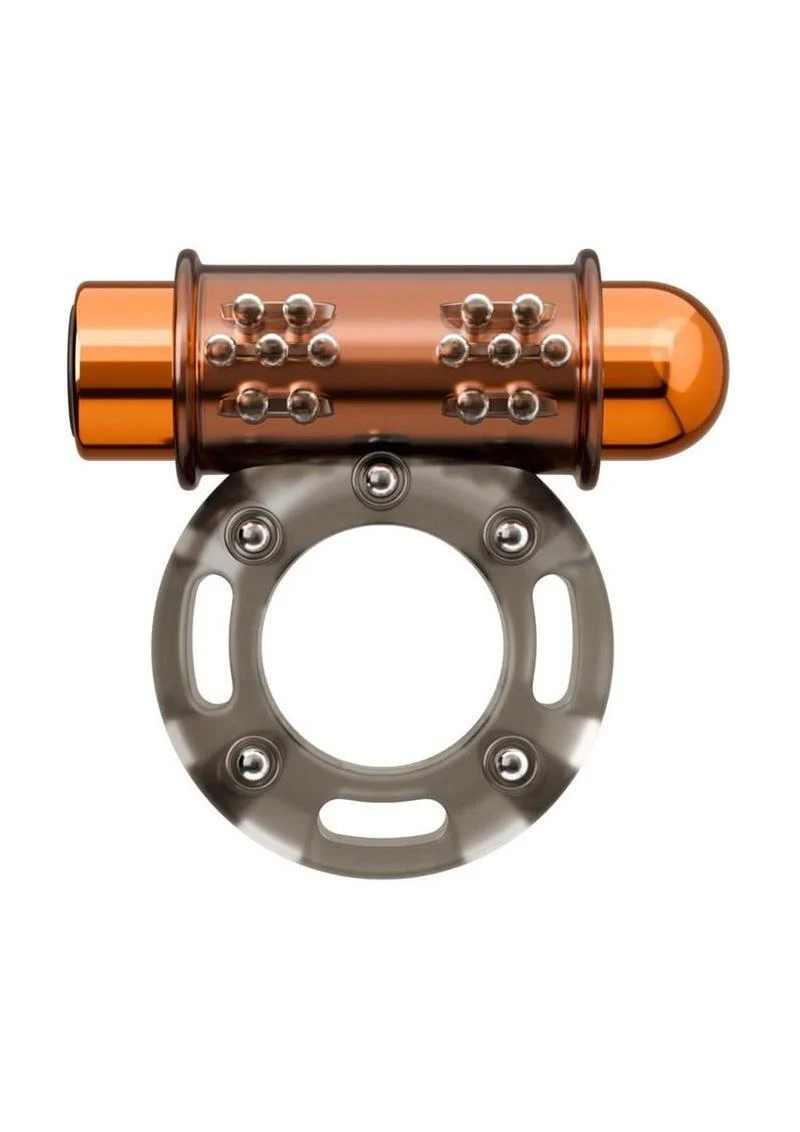Stay Hard Vibrating Rechargeable Clitoral Stimulating Cock Ring Set with Spiked Sleeve - Image 4