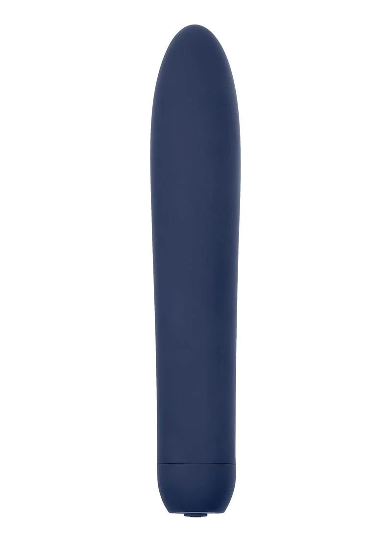 Straight Forward Rechargeable Silicone Vibrator