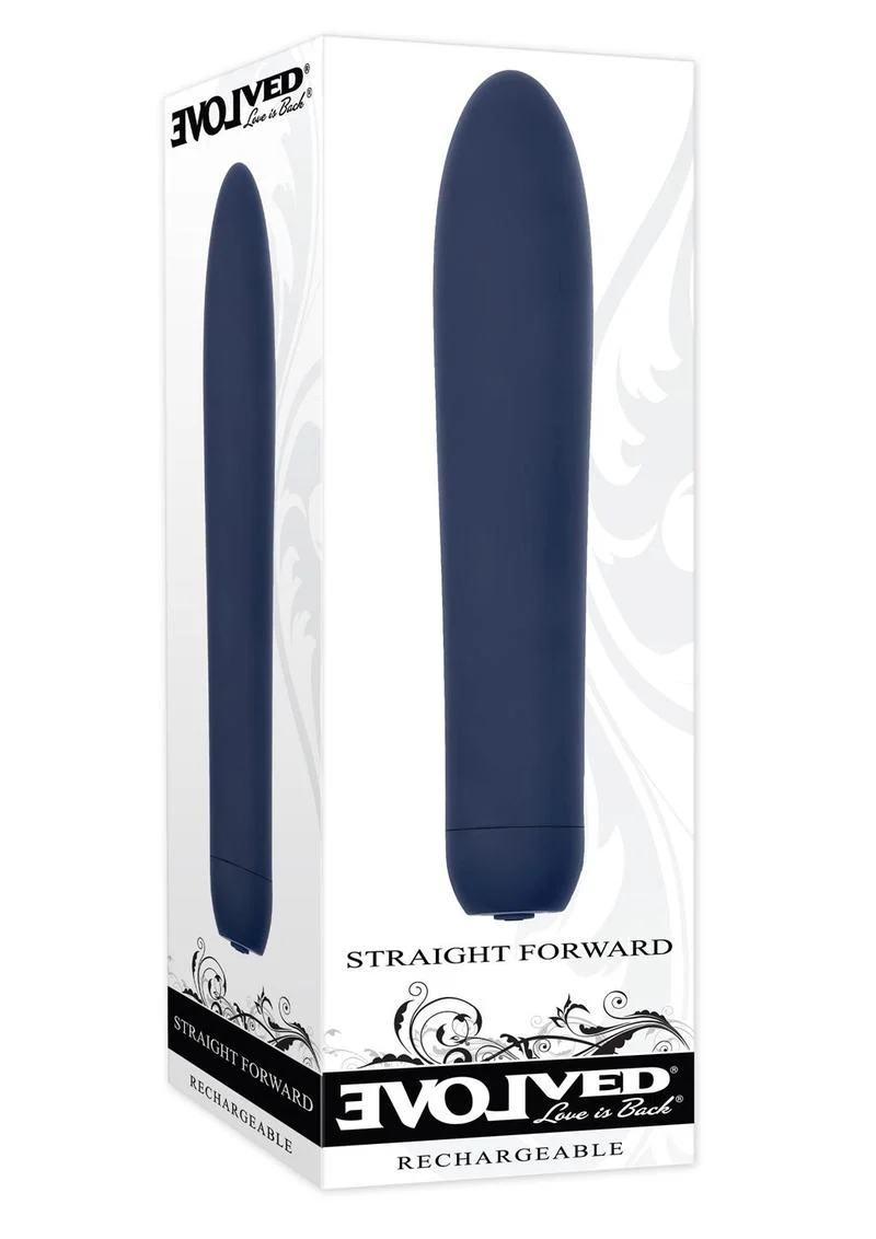 Straight Forward Rechargeable Silicone Vibrator - Image 2