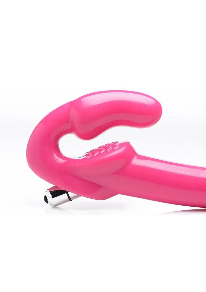 Strap U 7x Revolver Slim Vibrating Strapless Strap-On Dildo - Image 3