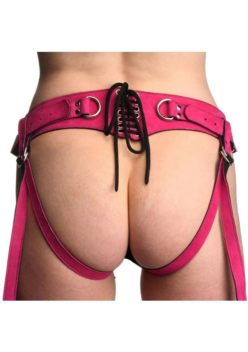 Strap U Bodice Deluxe Leather Corset Harness - Image 4