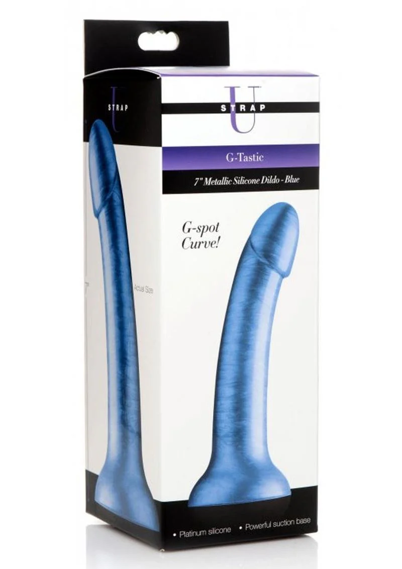 Strap U G-Tastic Metallic Silicone Dildo - Image 2