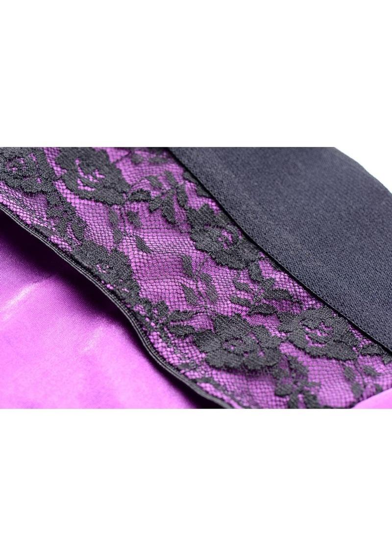 Strap U Lace Envy Lace Crotchless Panty Harness - Image 6