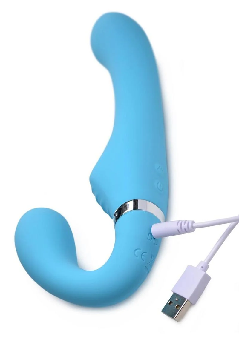 Strap U Mighty Rider 10x Silicone Rechargeable Strapless Strap-On - Image 4
