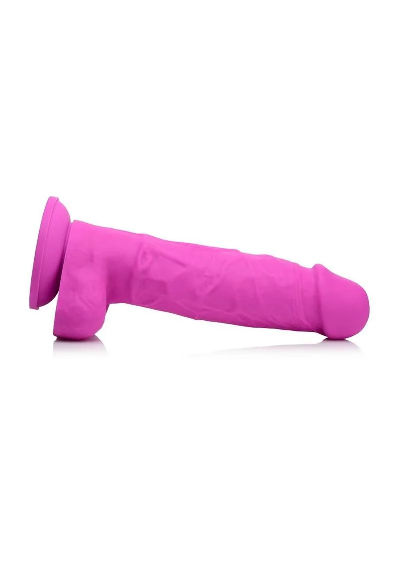 Strap U Power Pecker Silicone 7in Dildo with Balls - Image 4
