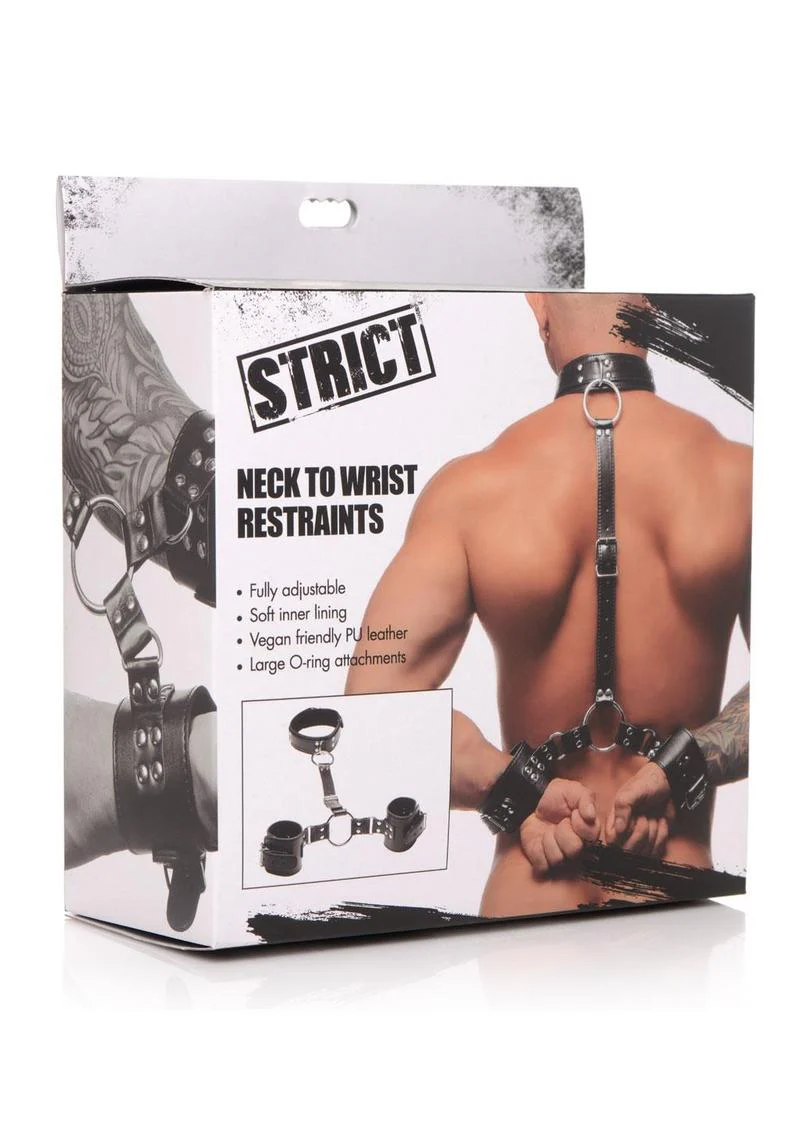 Strict Adjustable Neck to Wrist Restraints - Image 2
