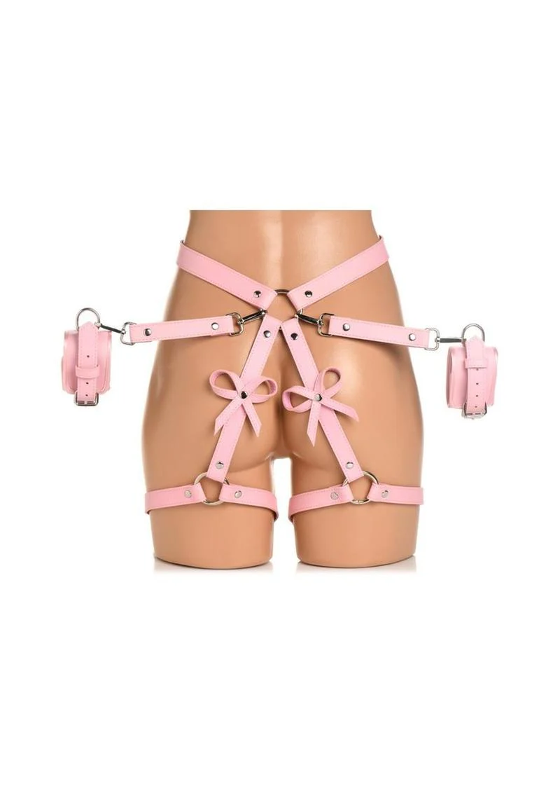 Strict Bondage Harness with Bows - Image 16