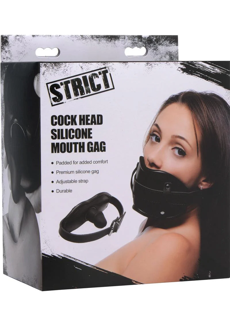 Strict Cock Head Silicone Mouth Gag - Image 2