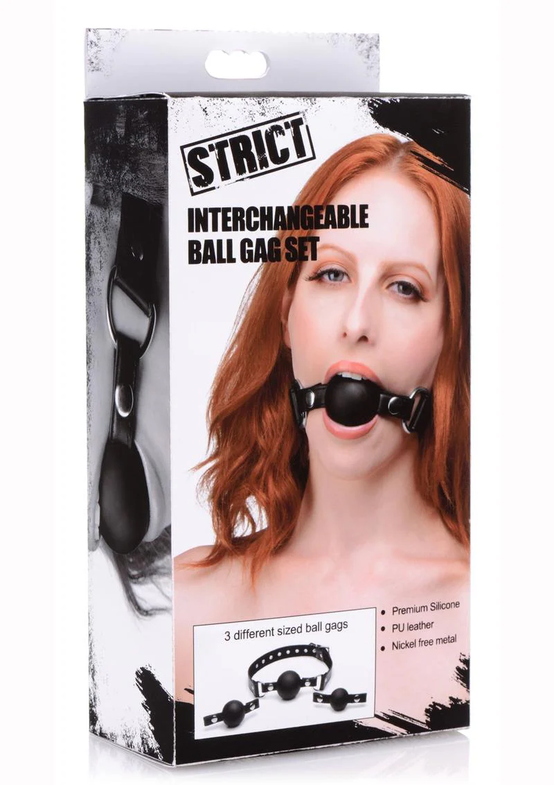 Strict Interchangeable Silicone Ball Gag - Image 2