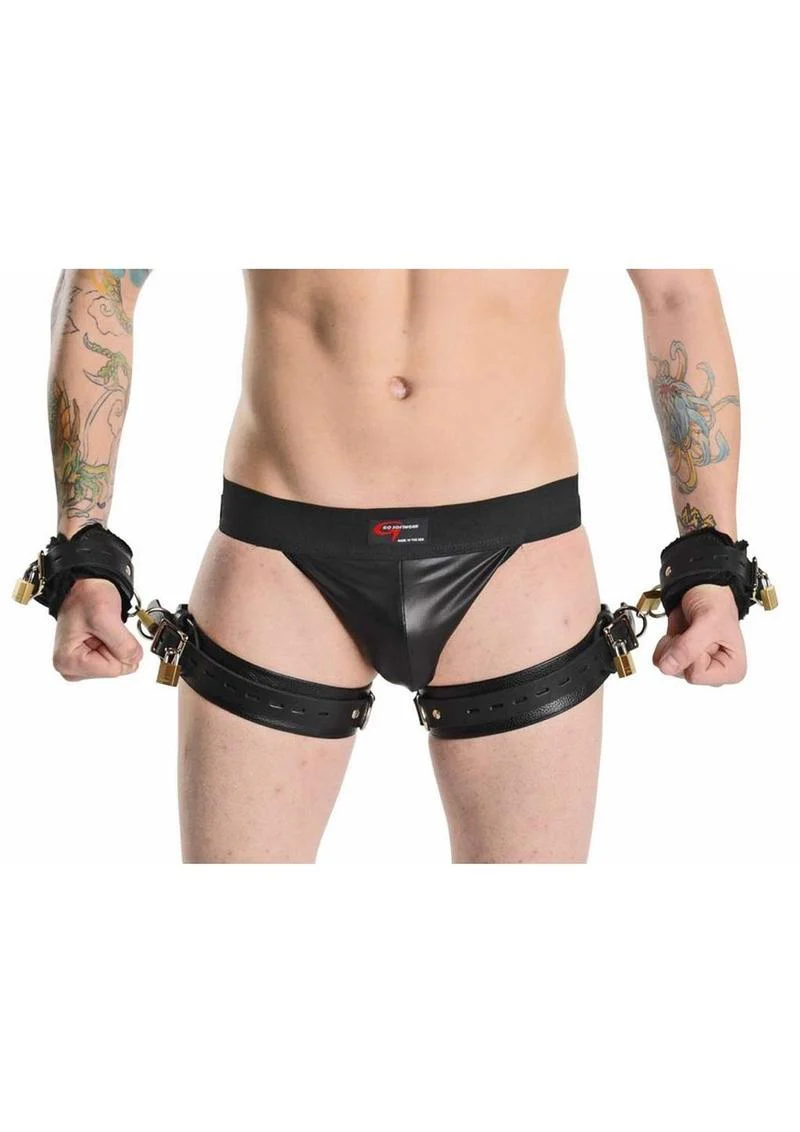 Strict Leather Deluxe Locking Thigh Cuffs - Image 4