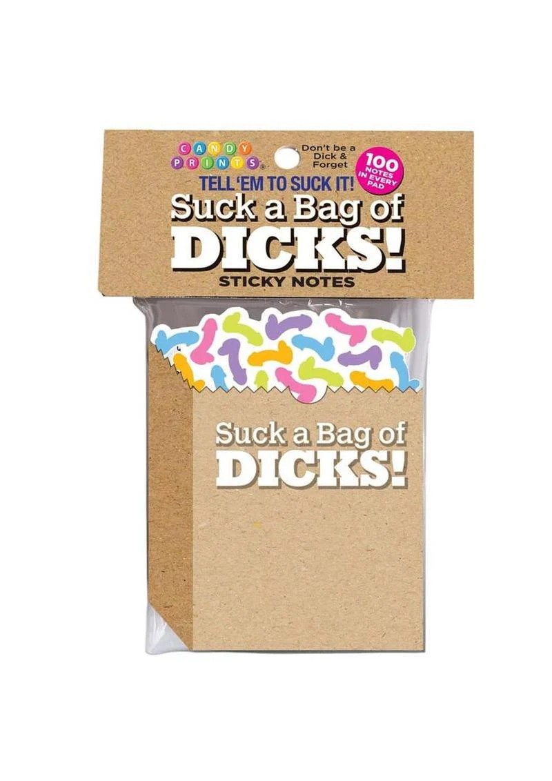 Suck A Bag Of Dicks Sticky Notes - Image 2