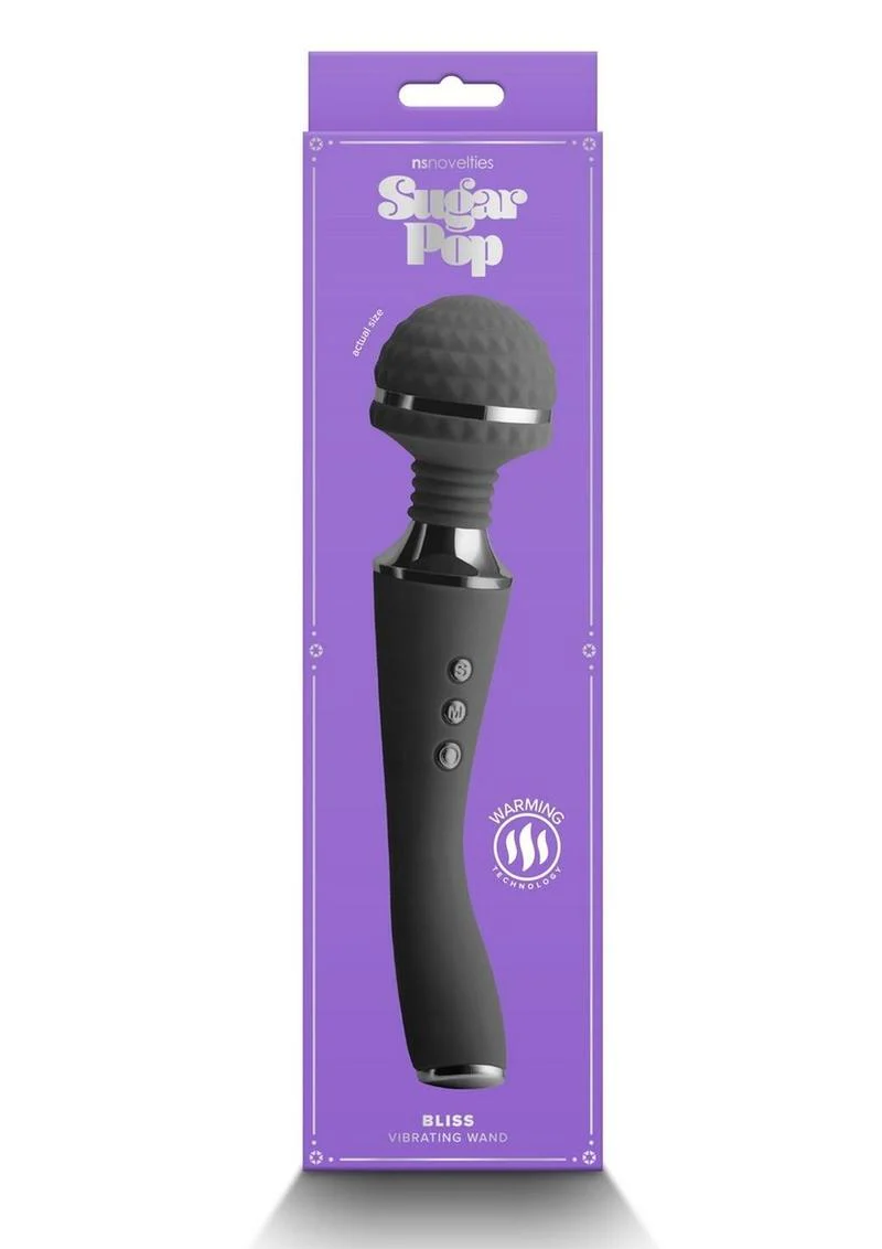 Sugar Pop Bliss Rechargeable Silicone Wand Massager - Image 3