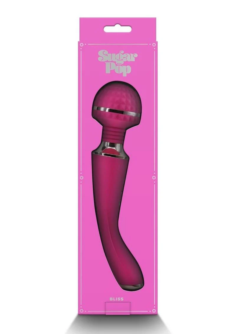 Sugar Pop Bliss Rechargeable Silicone Wand Massager - Image 8