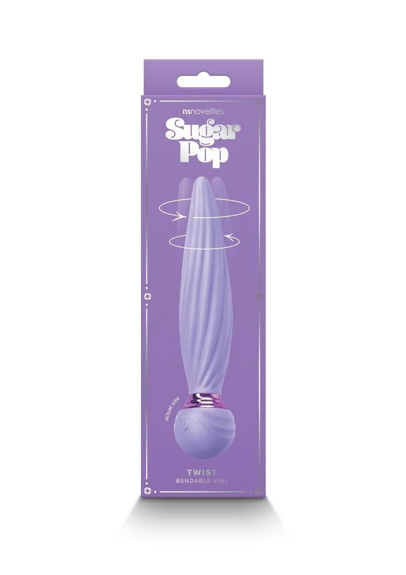 Sugar Pop Twist Rechargeable Silicone Vibrator - Image 3
