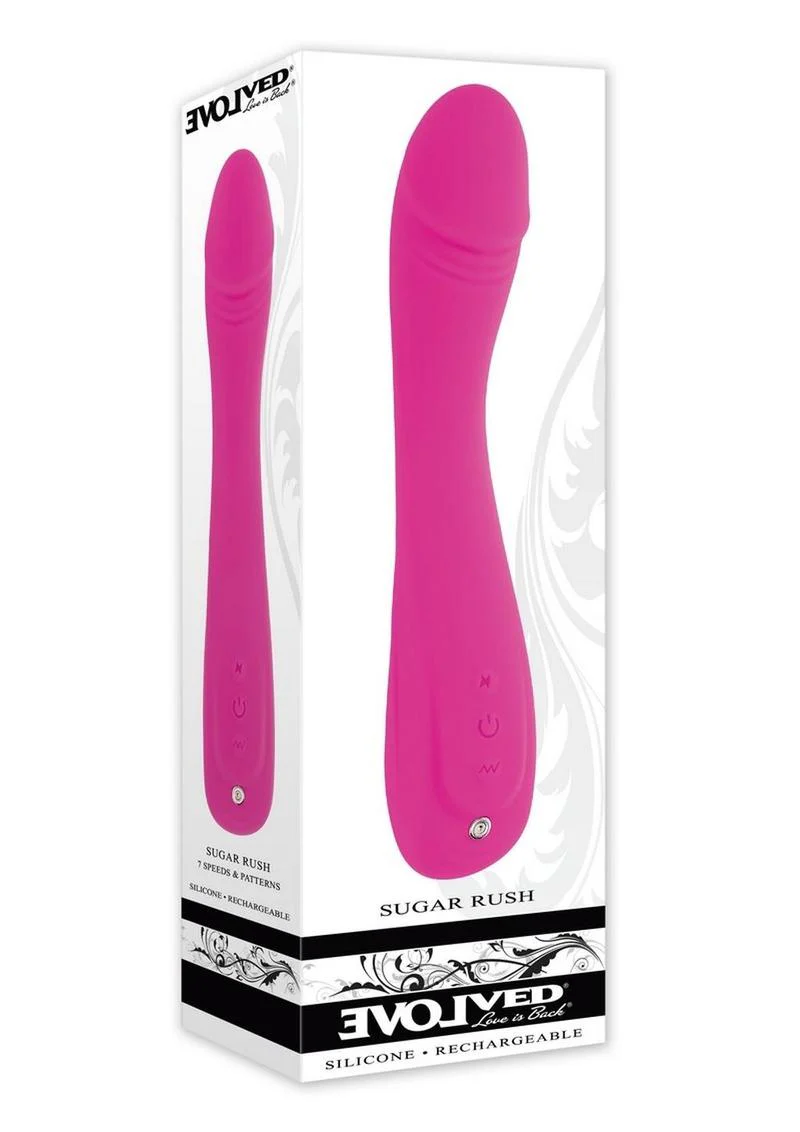 Sugar Rush Rechargeable Silicone G-Spot Vibrator - Image 2
