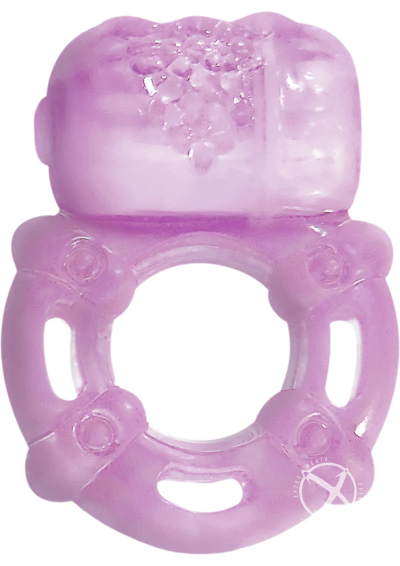 Super Stud Orgasmic Vibrating Silicone Cock Ring Waterproof - Image 2