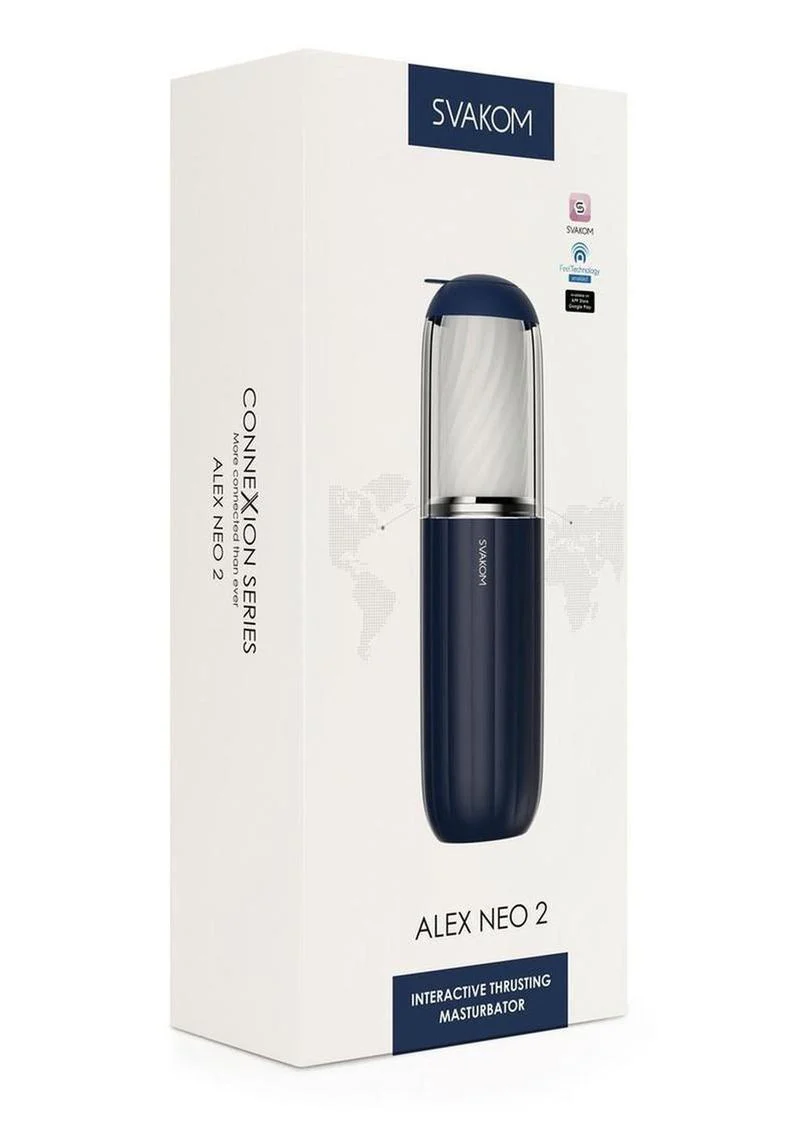 Svakom Alex Neo 2 Interactive Thrusting Rechargeable Masturbator - Image 2