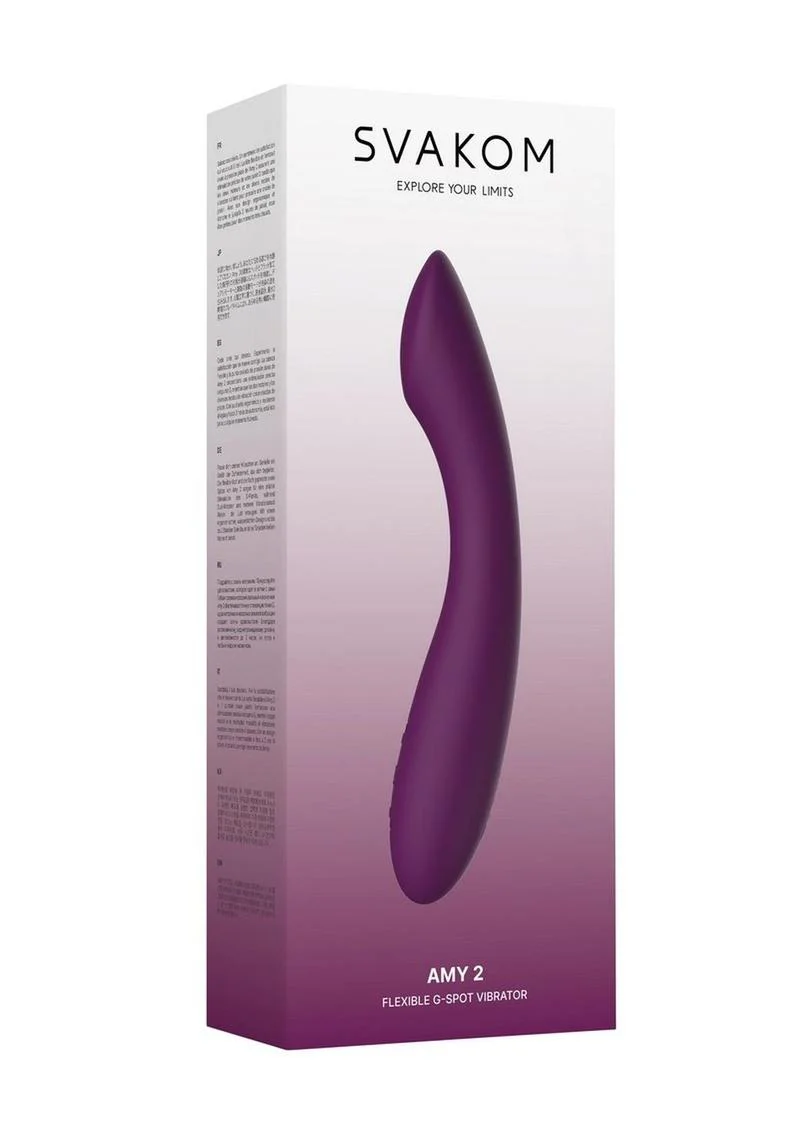 Svakom Amy 2 Rechargeable Silicone Vibrator - Image 2